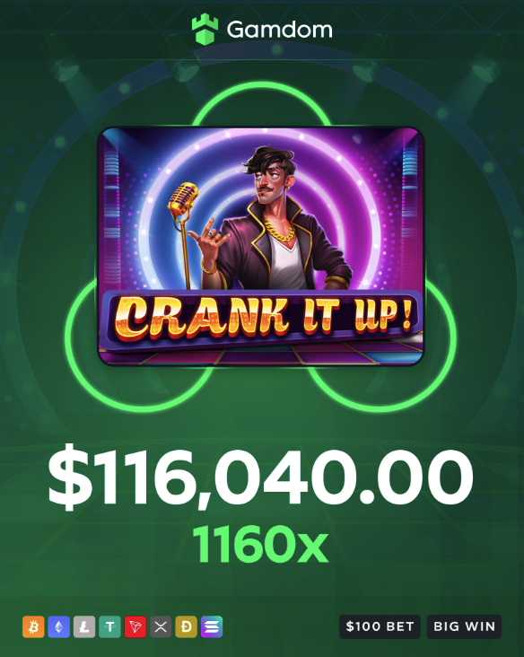 Epic Gamdom Crank it Up win